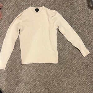 Todd Snyder Cream XXS Crewneck Sweater
